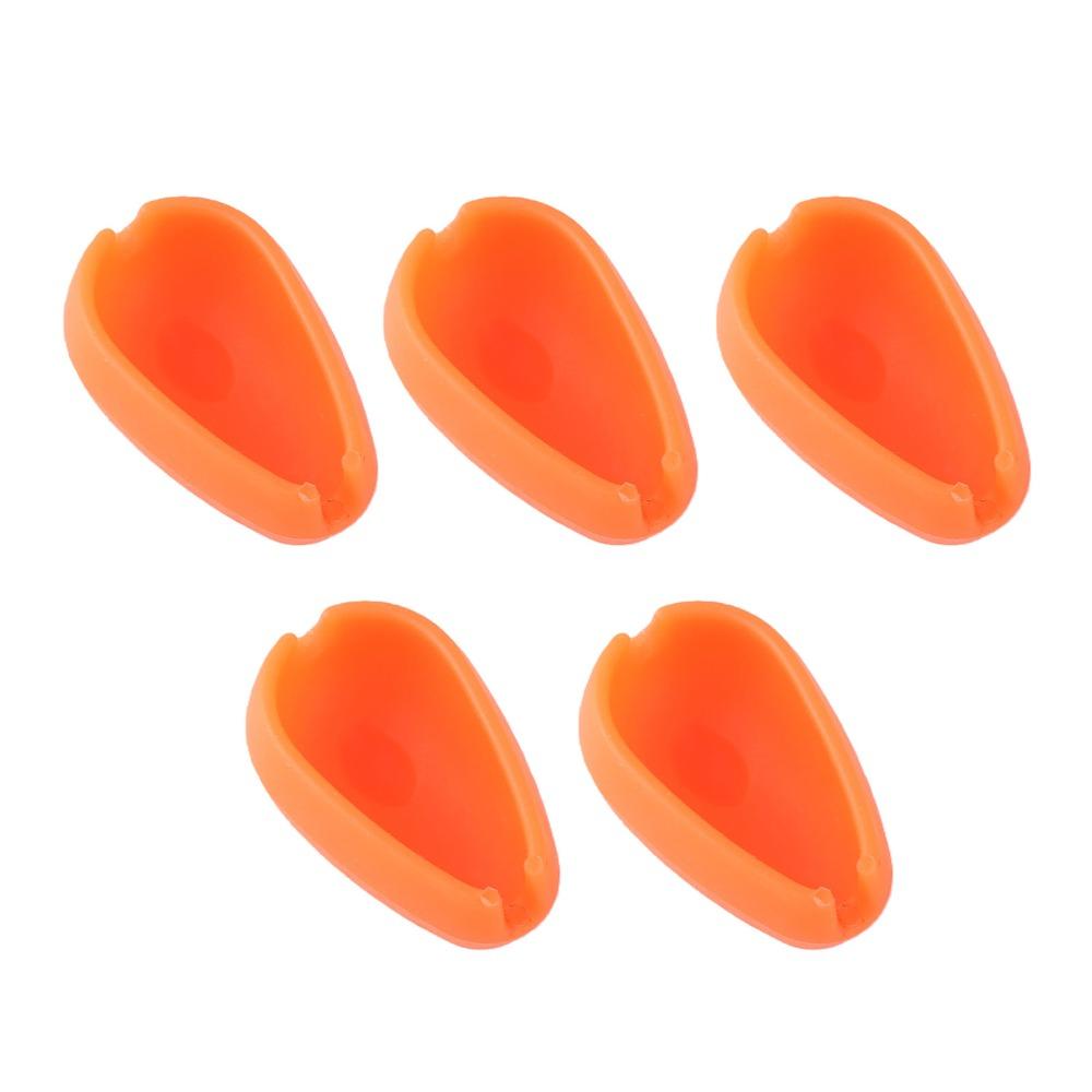 5PCS TPE Carp Bait Mould 63*43*28mm Bait Mould Portable Inline Feeder Mould Groundbait Tool