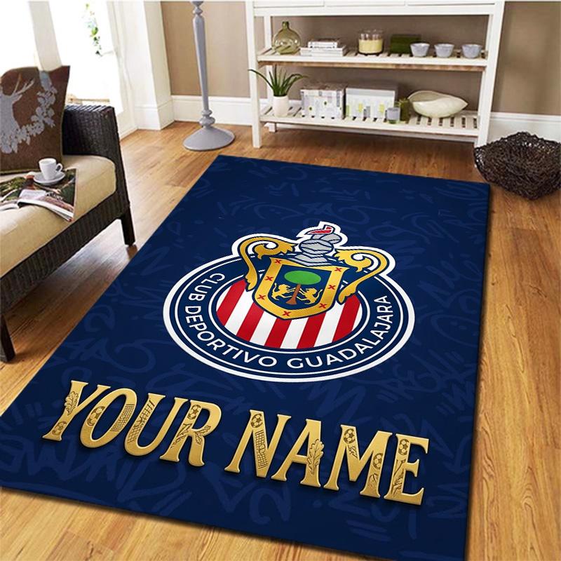 Chivas Crest Fan Gear Custom Name Carpet Rug For Living Room Bedroom Home Sofa Decoration Kids Play Nonslip Floor Mat