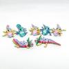 3D Printed Mechanical Salamander 13cm Articulated Animal for Desk Decor Home Office Gifts Room Decor Creative Craft