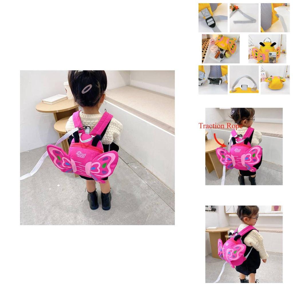 Lost-proof Children's Schoolbag With Three-dimensional Butterfly Design
