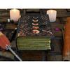 Moon Phase - Grimoire leather journal Notebook - book of shadows - Blank spell book Leather Gifts For Him and Her