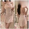 Lace Sleepwear Set For Women With Chest Padding And Vneck For Home And Lounge Use