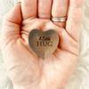 Little Pocket Hugss Wooden Heart Tokens Miss You Note Isolation Gift For Someone You Love Decoration