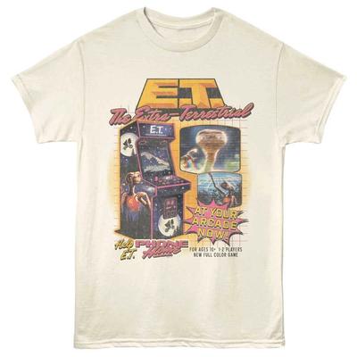 E.T. Das Außerirdische Videospiel Jetzt in Ihrer Spielhalle Herren T-Shirt