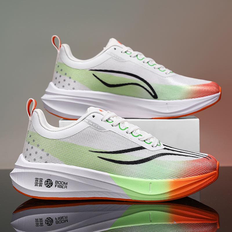 Feidian 3C carbon board running shoes for men's students autumn older children's sports ultra-light shock absorption professional racing training