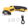 Electric Scissors Rechargeable Cordless Cardboard Cutter with Dual Safety Switch LED Light for Carpet Leather Crafts