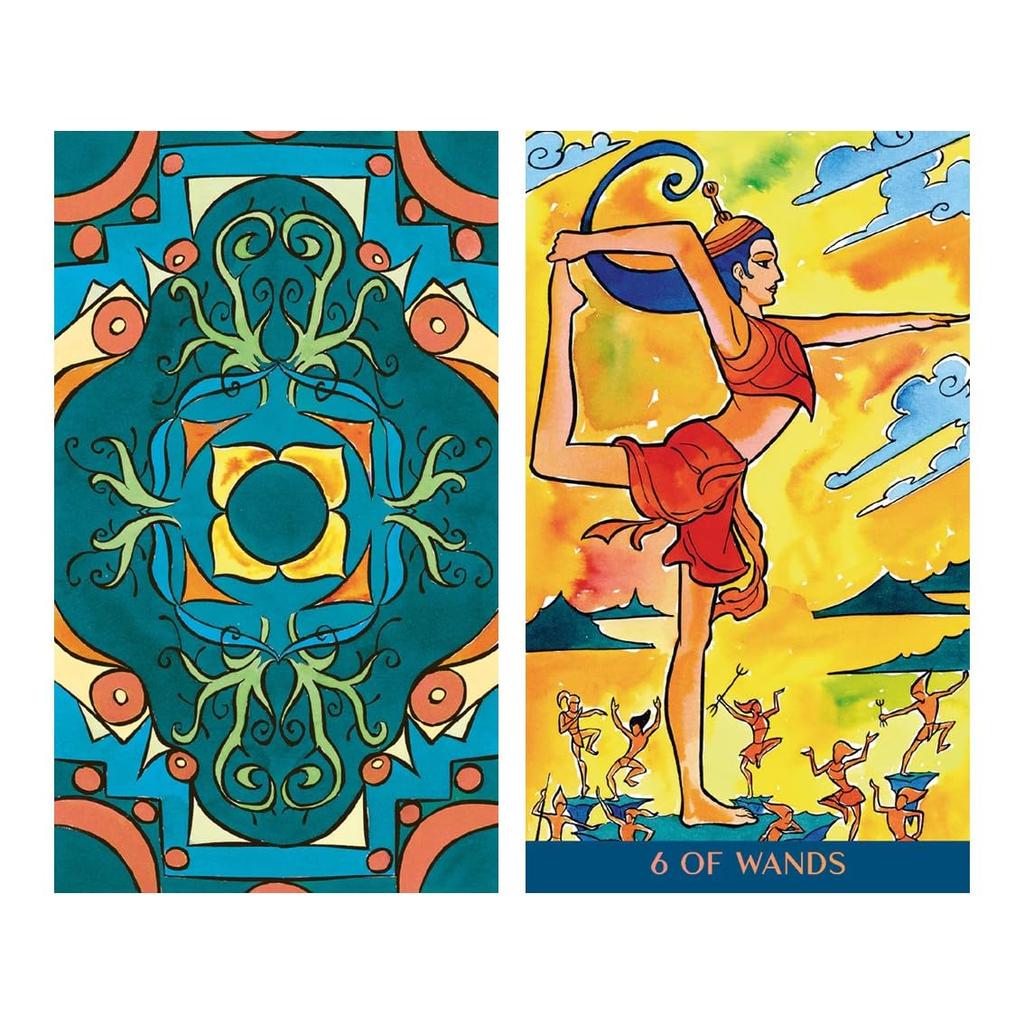 Kancharo 78-Card Tarot Card Set for Tarot Readings [Yoga Tarot] Includes Japanese Tarot Card Instructions & Pouch (Authentic)