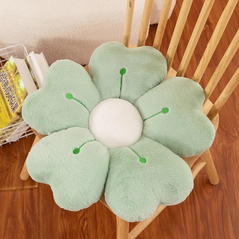 Flower-Shaped Plush Throw Pillow - Comfortable And Cute Mattress And Sofa Decoration Cushion, Chair Cushion Floor Cushion