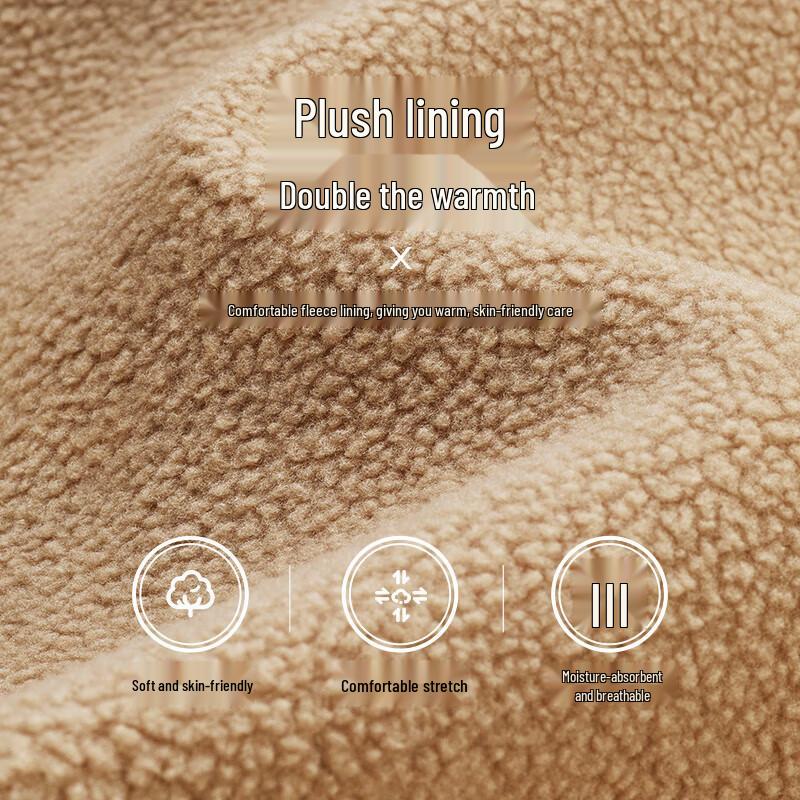 SEPTWOLVES Herren Fleecegefüttertes Kapuzensweatshirt