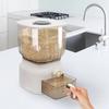 6KG Large Sealed Grain Storage Container w/Rice Cup Food Dispenser for Rice Beans Grains Cereal Dry Food Storage Rice Containers