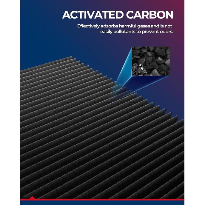 KAX Cabin Air Filter,CF11220 Replacement For 535I 2011-2016, 528I, 750Li, 550I, 650I, M5, 740Li, 640I, M6, 535D, W/Activated Carbon Passenger