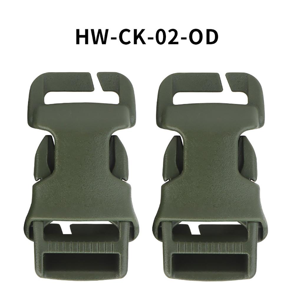 2pcs/set Side Release Buckle With Buckles, 0.98inch Quick Attachment Surface Mount, Modular Attachment Point Buckle Kit For Chest Rig Combat Vest Gear