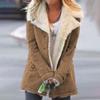 Plush Womens Warm Jacket Coats Ladies Outwear Casual Winter Overcoat Parka Jacket