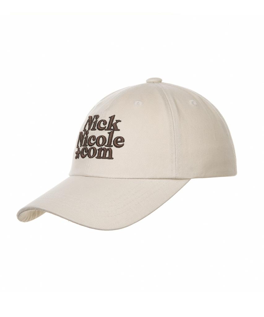 Nigaennikol Nn Dotcom Signature Ball Cap_Cap_Vintage Beige Brown