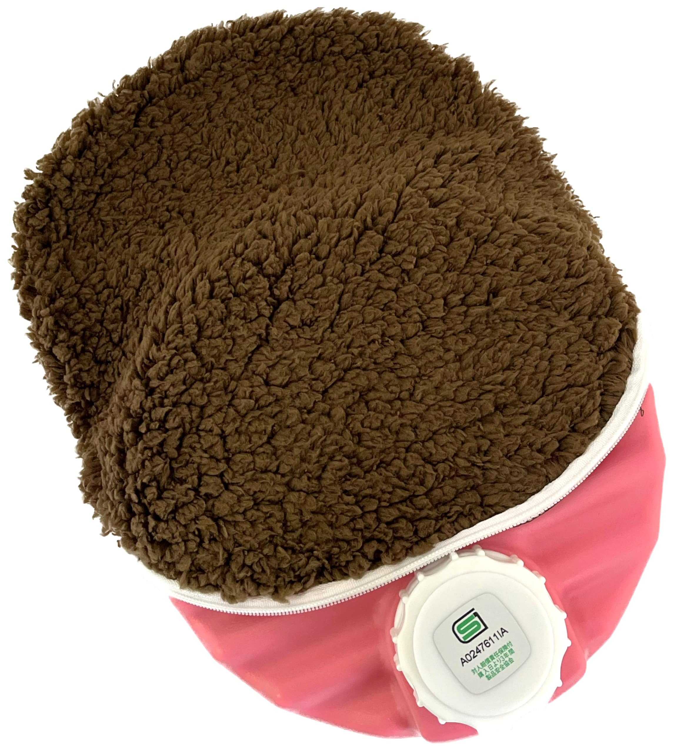 

Onoue Seisakusho 650ml Polyester Hot Water with Brown Made in Disaster Home (ONOE) Bottle, Pink, Cover, MY-7013 [Hot Water, Japan, Camping,