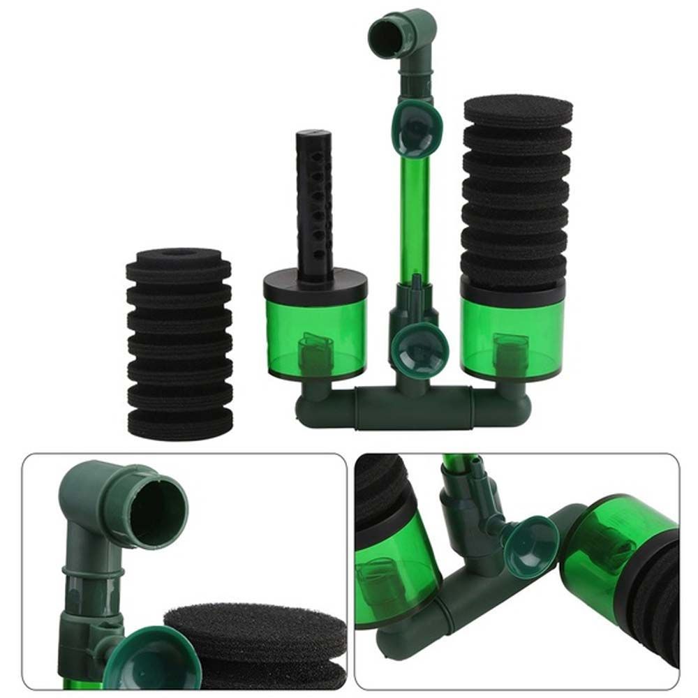 Double Head Sponges Submersible Fish Tank Equipment Sponge Filters Foam Filter Aquarium Filtration