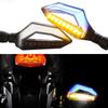Motorcycle LED Turn Signal Light Universal Daytime Running Lights Indicator Blinker Braking Lamp 10MM 12V Moto Turn Signal Light