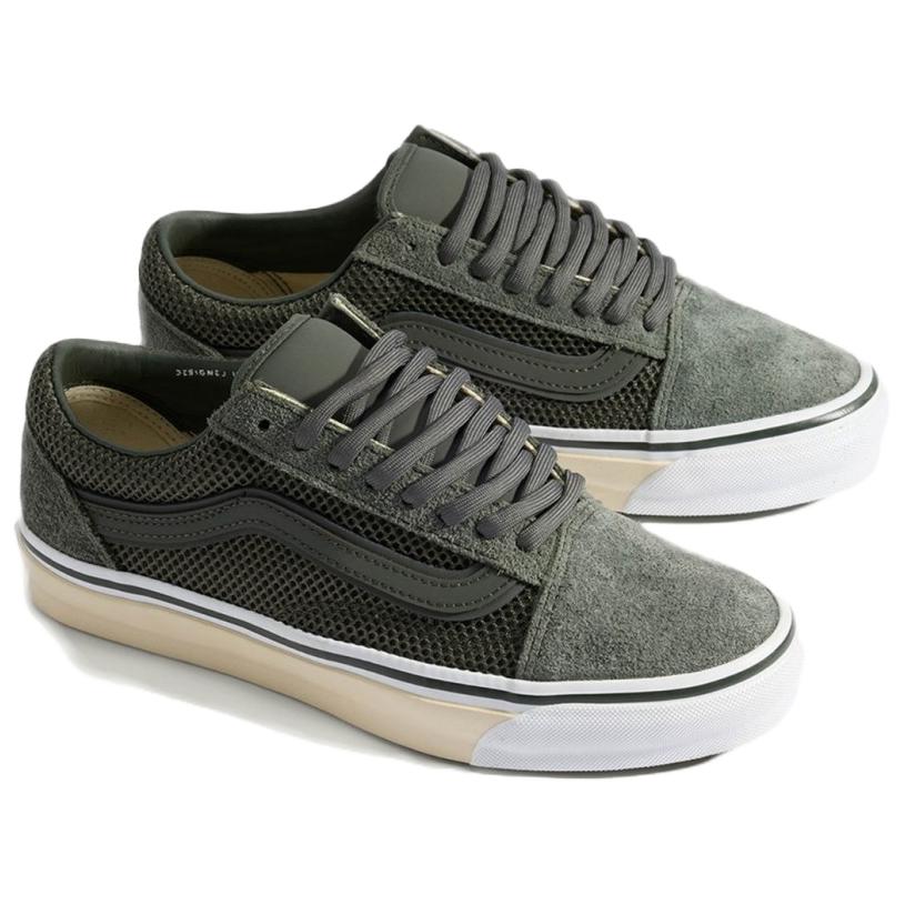 Vans Old Skool LX PT Classic Versatile Skate Shoes Unisex Sneakers Green VN000EH0CX1