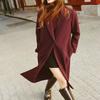 Zbzr Autumn New Women Clothes Western Style Versatile Button Decoration Soft Mid-Length Coat Outerwear 4344660