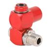 2Pcs 360 Degree Swivel Air Hose Fittings 1 4in NPT No Leakage Connector with 1 4in MNPT Quick Connect Air Compressor