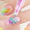 1 Zestaw 12 Kolorów Pisaki do Nail Art 0.5MM DIY Żelowy Nail Art Markery do Farby Akrylowej Szybkoschnące Graffiti Kropkowanie Końcówka Linery Narzędzia do Rysowania i Malowania Nail Art