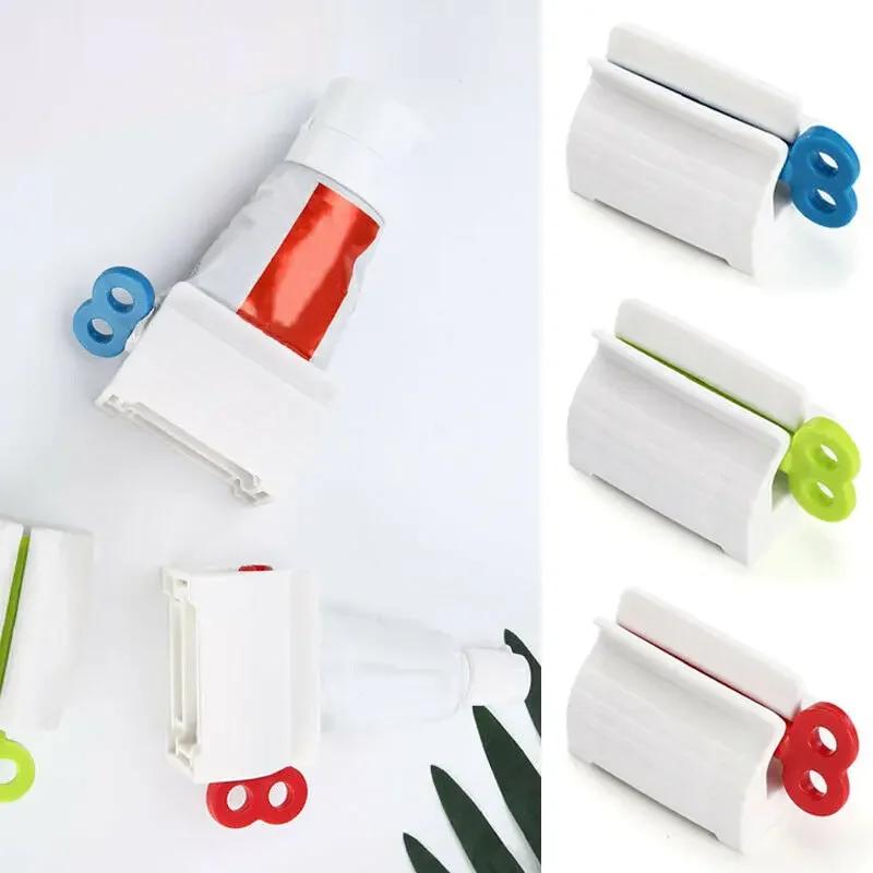 Tooth Cleaning Accessories Bathroom Supply Easy Dispenser Rolling Holder Plastic Toothpaste Squeezer Tube 1Pcs Home