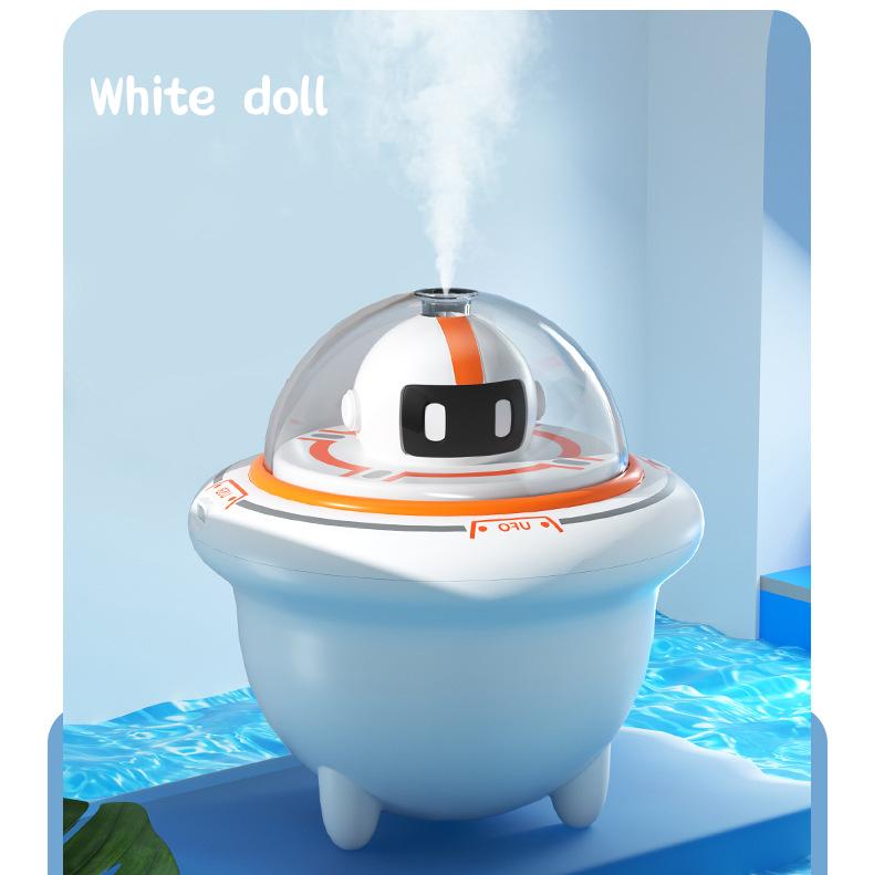 Ufo Mini Aromatherapy Air Humidifier Usb Rechargeable 1200mah Battery Wireless Portable Car Water Aroma Diffuser With Led Light