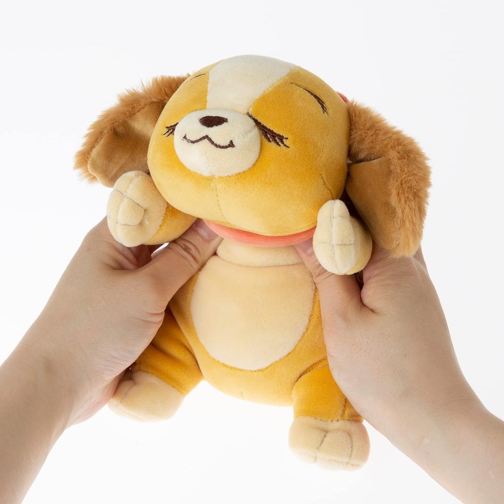 Livheart Squeeze Cushion, Disney Mochihug Lady (Total Length: Approx. 23cm), Fluffy Armrest, 80109-22