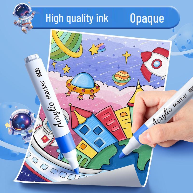 Deckendes, schichtbares Acrylmarker-Set für Kinder und Schüler