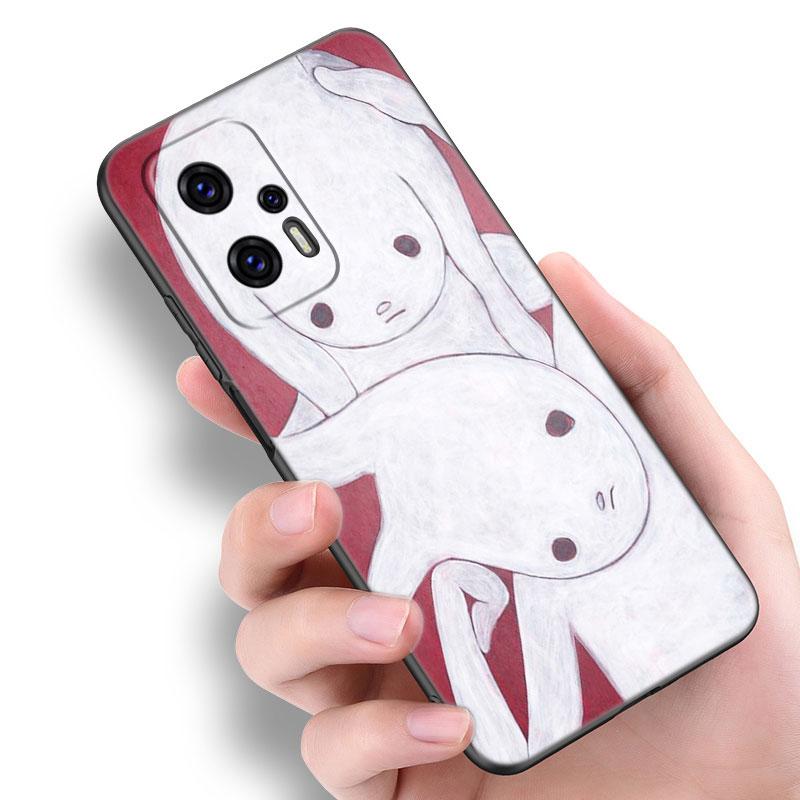 Aya Takano Konst Telefonskal För Xiaomi POCO F2 F3 M2 M3 M4 X3 X4 Pro NFC F4 GT 5G F1 X2 C3 C31 C40 M5S Mjuk TPU Svart Skal