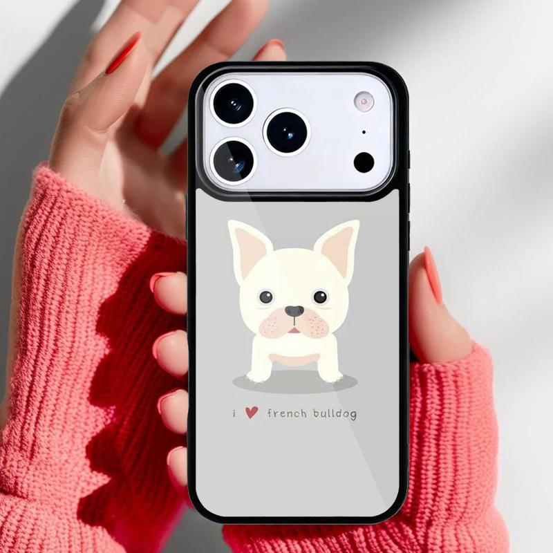 Cute French Bulldog yoga Phone Case for iPhone 17 16 15 14 13 Pro Max Back Cover for 12 11 Pro Coque
