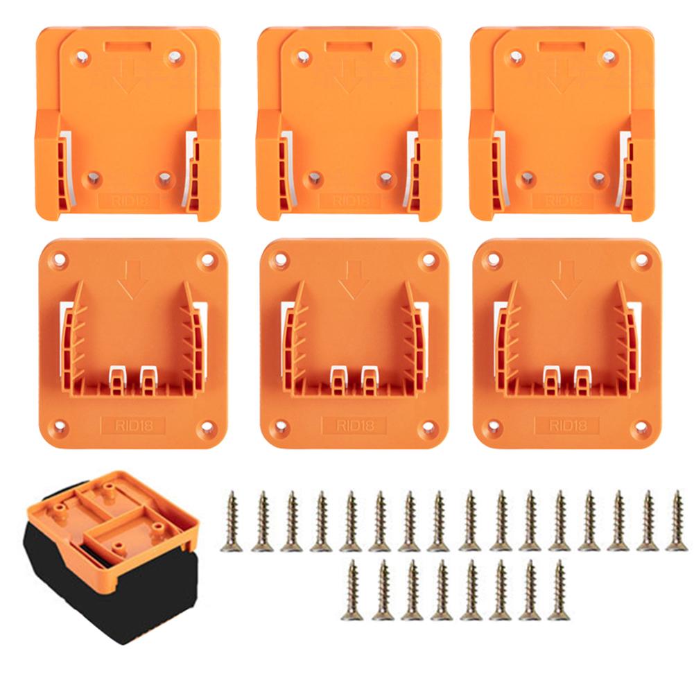 Battery Rack Tool Rack For AEG 18V Battery For RIDGID 18V Tool Battery Drill Hanger Easy Installation