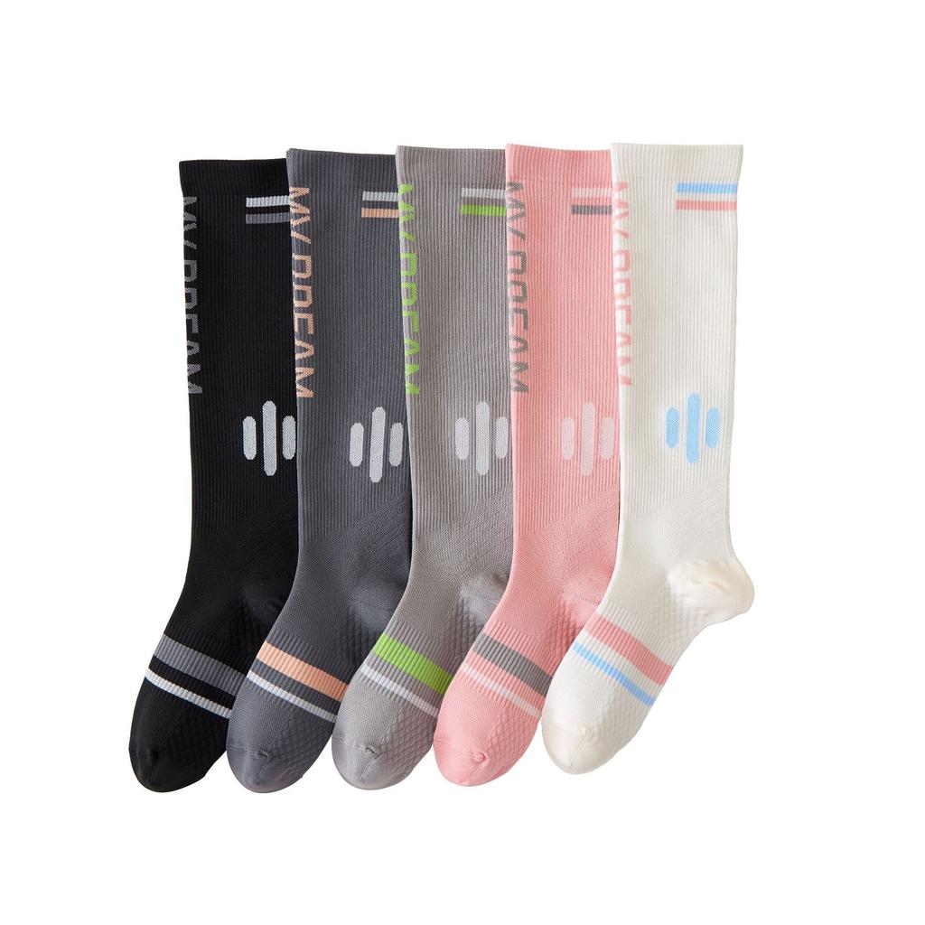 Pressure Socks for Women, Professional Sports, Yoga, Fitness, Calf Socks, Marathon, Running, Cycling, Rope Skipping, Compression Stockings