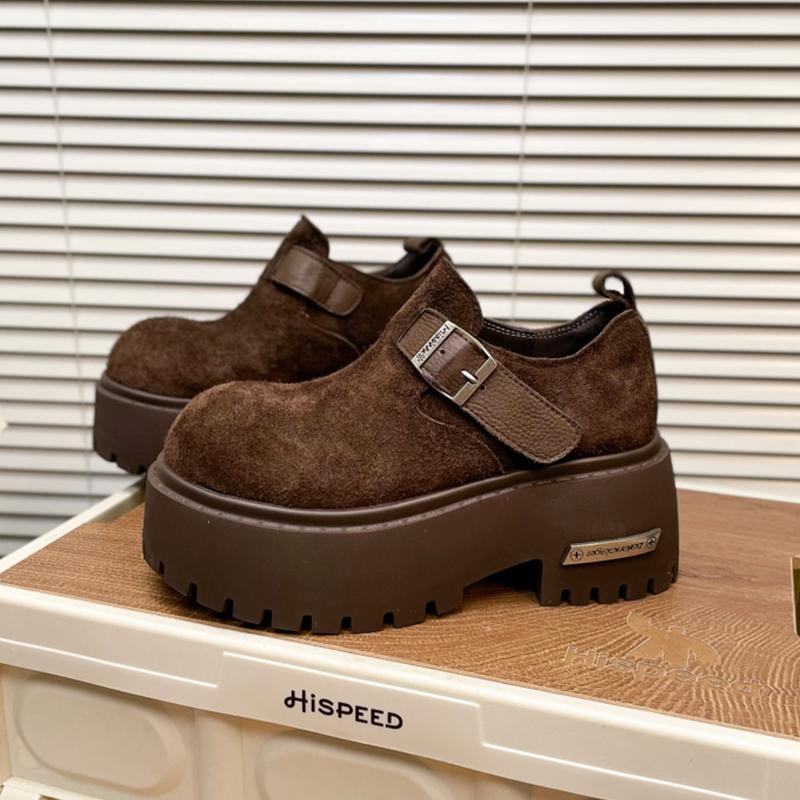 Fashion Flats Women Sport Shoes Platform Suede Casual Loafers Shoes Fashion Autumn Woman Sneakers 2025 Brand Designer Chaussure Femme