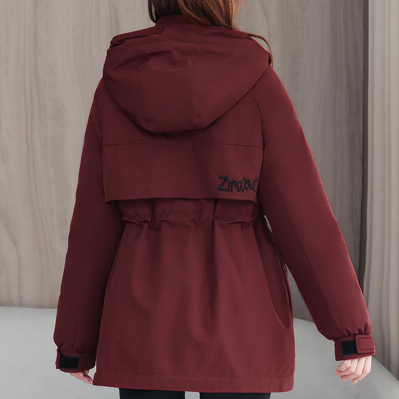 Módní dámské kabáty Zimní parky S kapucí Ležérní Volný Silný Teplý Dámská bunda