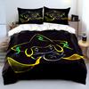 Pokemon Jirachi Printed Bedding Set 3PC 1 Duvet Cover 2 Pillowcases Adult and Children Warm Soft Bedding Set Luxury Gift