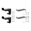 2Pcs Snowboard Wall Mount Display Racks Organizers Horizontal Storage Hangers Helmet
