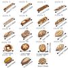 Soft PU Faux Bread Realistic Interesting Imitation French Bread Non-Toxic Decorative Artificial Lye Bread Window Display