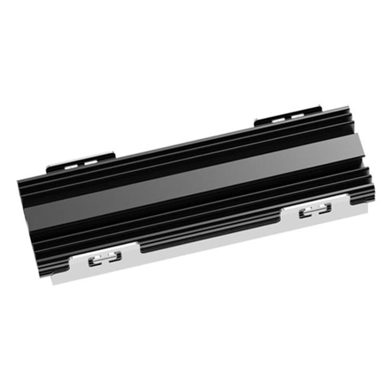Universal Toolless M.2 NVMe Heatsink With Aluminum Construction and Silents Heat Dissipation