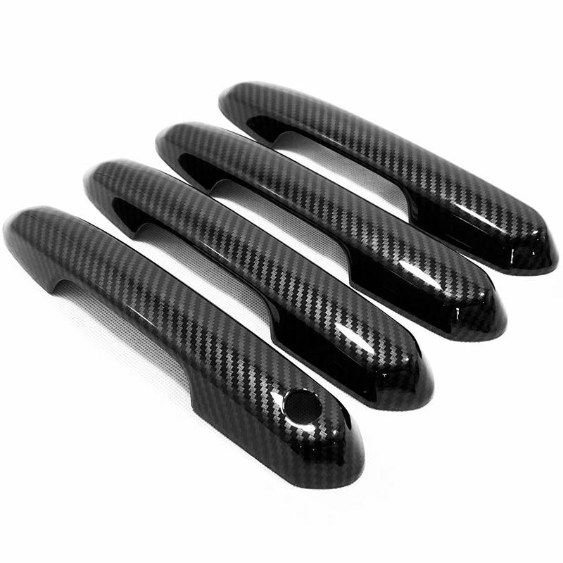 Acoperiri pentru mânerele ușii laterale Autocolante pentru modelare pentru Toyota Highlander Kluger -2022 ABS Car Styling