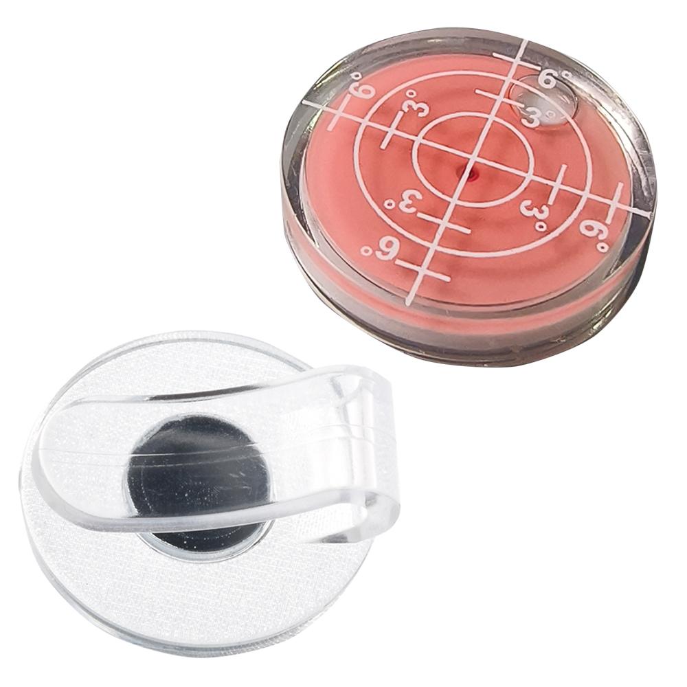 25mmGolf Magnetic cap clip detachable bubble level precise positioning of ball marker Golf accessories