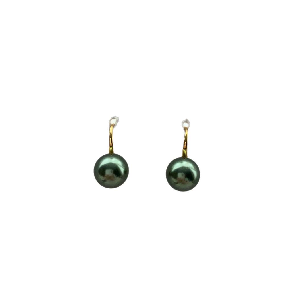 Elegant Light Luxury Pearl Stud Earrings Multi-Color Niche High-End Classic Personalized Commuter Ear Hook Earrings
