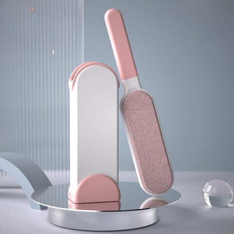 Haushalts-Tierhaarentferner zum Entfernen von Staub und Haaren, mit einer einziehbaren Aufbewahrungsbox, Statische Bürste für Tierhaare zum Enthaaren, Haarbürste