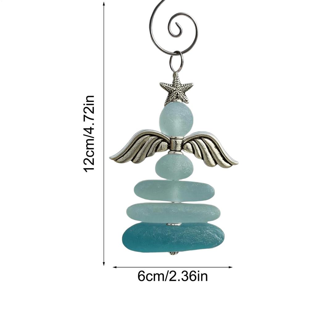 Ocean Theme Christmas Ornaments Acrylic 3D Acrylic Seaside Pendant Christmas Tree Sea Ornaments Handmade Decorations