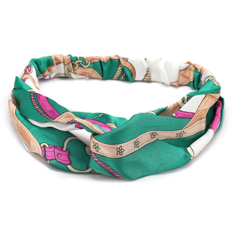 

Богемная женская цветочная повязка на голову Девичьи модные банданы Мягкий тюрбан Повязки для волос Эластичный головной убор Головной платок Аксессуары для волос