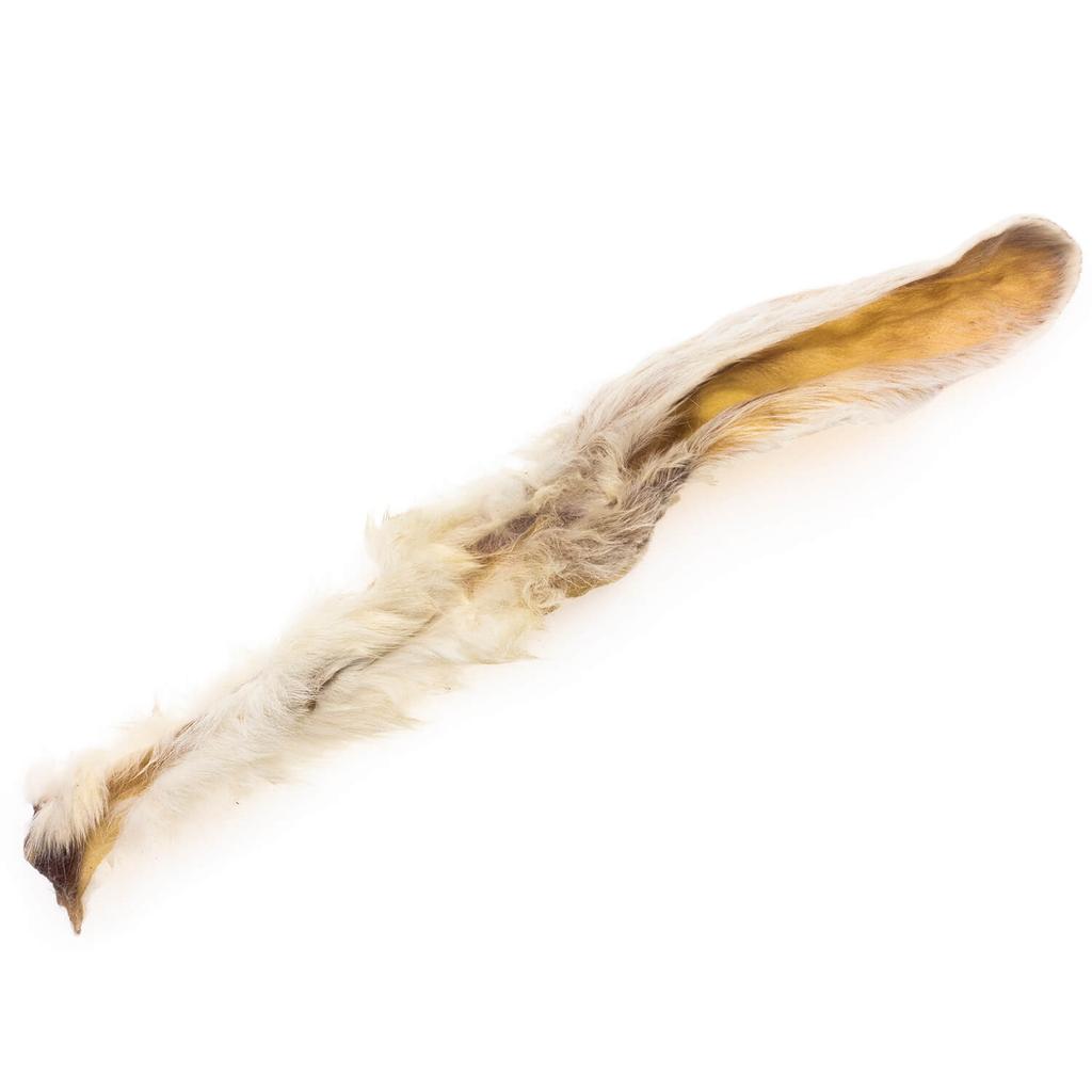 Rabbit ears with fur 4DOGS - 10 pieces