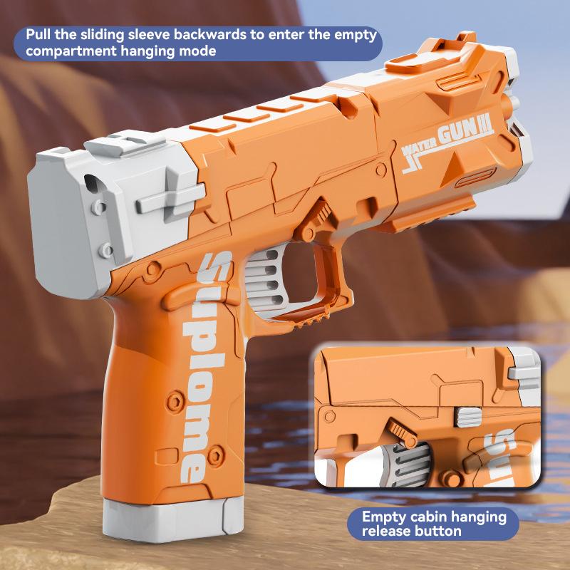 Children's Water Gun Fully Automatic Continuous Fire Water Gun Summer Large Capacity Swimming Pool Beach Boys' Water Play Toy