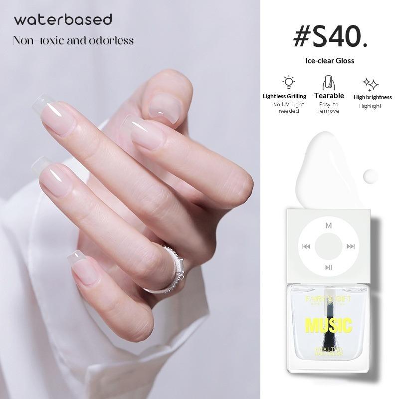 

Water-based Nail Polish, No Baking Required, Long-lasting, Quick-drying, Peelable, Odorless, Brightens Hands and Feet. 10ML