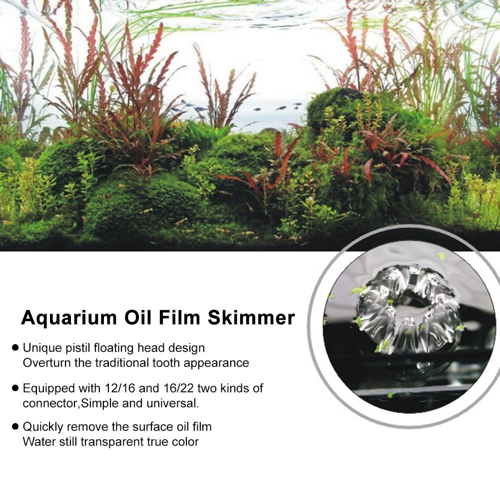 Aquarium Acrylic Transparent Efficient Oil Film Skimmer Remover Fish Tank Tool Accessory