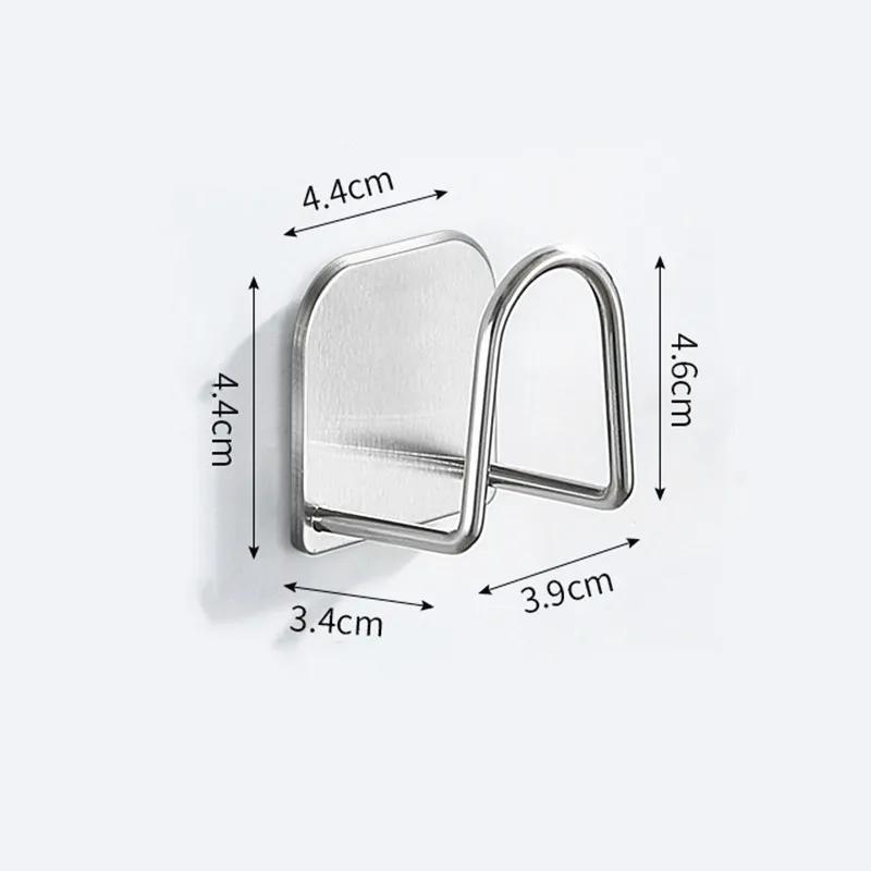 New Kitchen Storage Rack Stainless Steel Bathroom Sponge Holder Wall Mounted  Drain Storage Shelf Wire Ball Rag Sink Accessories